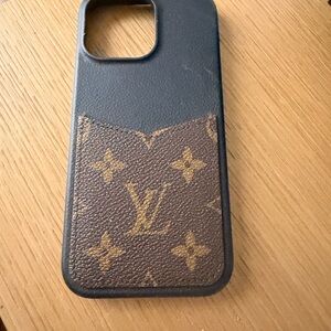 Louis Vuitton Black and Brown Phone Case